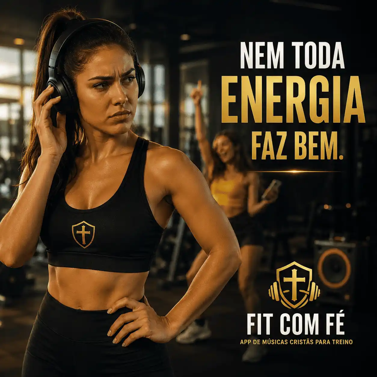 FIT COM FÉ app interface